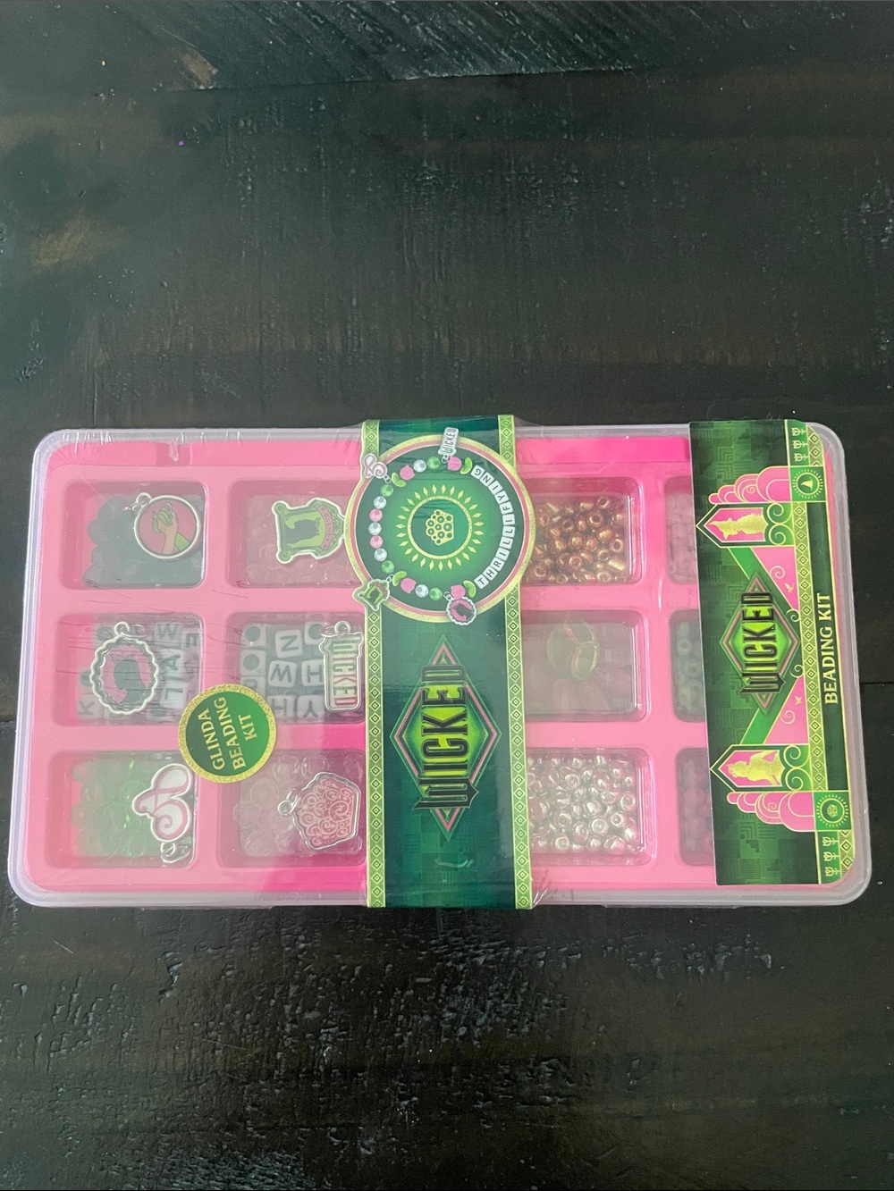 Wicked Beading & Charm Kit for Kids - Pink